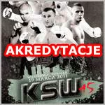 Akredytacje dziennikarskie na galę KSW15