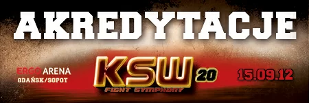 Informacja o akredytacjach na galę KSW20