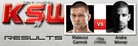 KSW24: Mateusz Gamrot vs Andre Winner