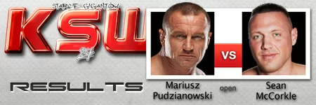 KSW24: Mariusz Pudzianowski vs Sean McCorkle