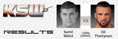 KSW25: Kamil Waluś vs Oli Thompson