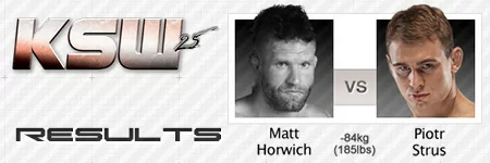 KSW25: Matt Horwich vs Piotr Strus