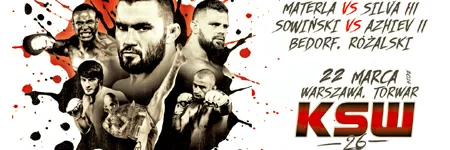 Konferencja prasowa i ważenie przed galą KSW26 już 21 marca na Torwarze!