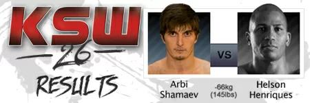 KSW26: Arbi Shamaev vs Helson Henriques