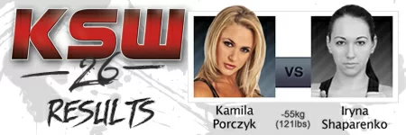 KSW26: Kamila Porczyk vs Iryna Shaparenko