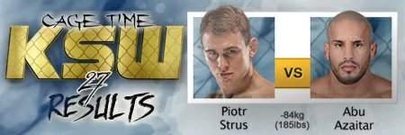 KSW27: Piotr Strus vs Abu Azaitar