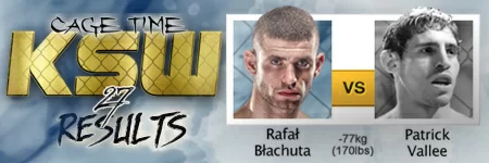 KSW27: Rafał Błachuta vs Patrick Vallee