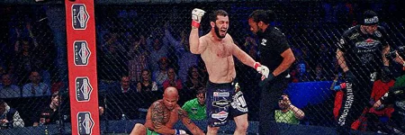 Pocztówka z KSW27 - Cage Time