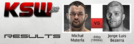 KSW 28: Michał Matera zdecydowanie lepszy od Bezerry w Szczecinie