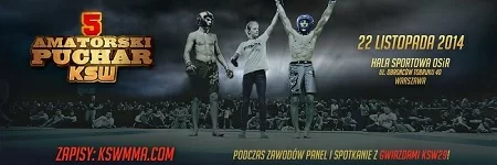 5. Amatorski Puchar KSW przesunięty na 22 listopada