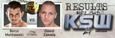 KSW29: Borys Mańkowski odklepał Zawadę w pierwszej rundzie