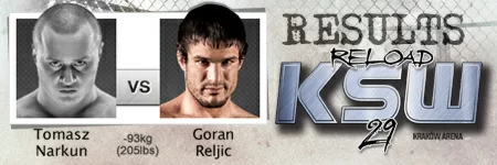 KSW29: Goran Reljic nieznacznie pokonał Narkuna