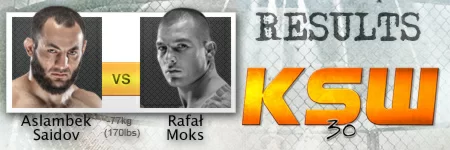 KSW 30: Aslambek Saidov zdominował Moksa