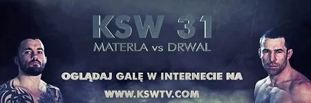 KSW 31: Materla vs Drwal w sobotę w KSWTV.com