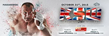 Bilety na trybunę wysuwaną KSW: Road to Wembley w sprzedaży