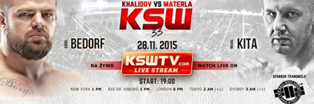 KSW 33: Karol Bedorf znokautował Kitę