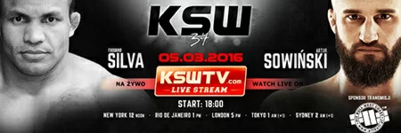 KSW34: Artur Sowiński obronił mistrzowski pas