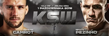 Renato „Pezinho” rywalem Mateusza Gamrota na KSW 36