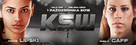 Sheila Gaff przeciwniczką Lipski, karta walk KSW 36 w komplecie