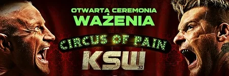 Otwarta ceremonia ważenia KSW 37 w piątek o 18:00 w TAURON Arenie Kraków