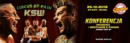 Konferencja prasowa przed KSW 37 otwarta dla fanów