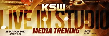 Media trening przed KSW 38: Live in Studio na Forum MMA