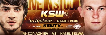 KSW38: Anzor Azhiev zwyciężył starcie z Kamilem Selwą