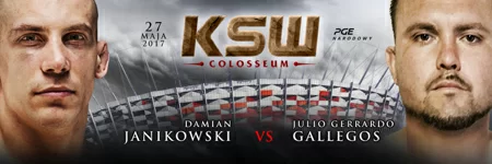 Julio Gallegos rywalem Damiana Janikowskiego na KSW 39: Colosseum