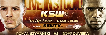 KSW38: Roman Szymański w efektownym starciu pokonał Denilsona Nevesa De Oliveirę