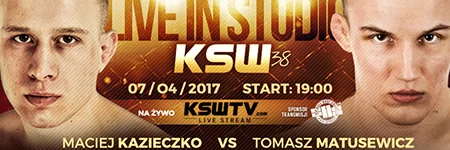 KSW38: Maciej Kazieczko błyskawicznie znokautował Tomasza Matusewicza