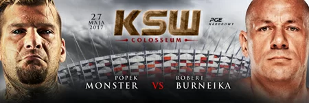 KSW39: "Popek Monster" brutalnie rozprawił się z Robertem Burneiką