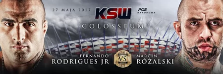 KSW39: Marcin Różalski błyskawicznie znokautował Fernando Rodriguesa Jr. 