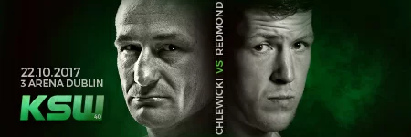 KSW40: Paul Redmond po stójkowej wojnie pokonał Łukasza Chlewickiego