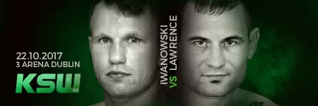 KSW40: Paul Lawrence po wyrównanym boju pokonał Konrada Iwanowskiego