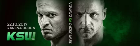 KSW40: Dawid Zawada po emocjonującym pojedynku pokonał Macieja Jewtuszkę