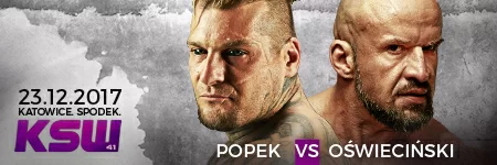 KSW41: Tomasz Oświeciński znokautował Popka Monstera