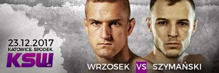 KSW41: Po efektownym boju, Marcin Wrzosek pokonał Romana Szymańskiego