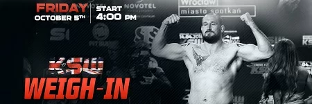 KSW 45 Public Weigh-Ins Details