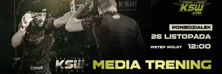 Media trening przed KSW 46 w poniedziałek w KSW Cross Fight Gym