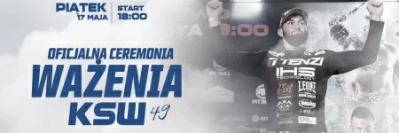 Oficjalna ceremonia ważenia przed galą KSW 49 w ERGO ARENIE