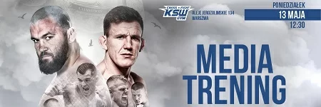 Oficjalny media trening przed KSW 49 już w poniedziałek w Warszawie