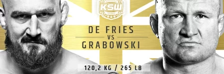 De Fries to defend title against Grabowski in KSW 50 Main Event