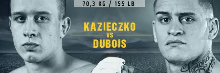 Kazieczko vs Dubois ostatnią walką KSW 52: The Race