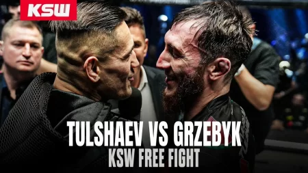 Muslim Tulshaev vs. Andrzej Grzebyk - Darmowa walka przed XTB KSW 113 [KSW Free Fight] 