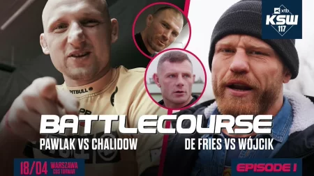 Pawlak, Odzimkowski, Wójcik i Rutkowski przed XTB KSW 117 - KSW Battlecourse [ODCINEK 1] 