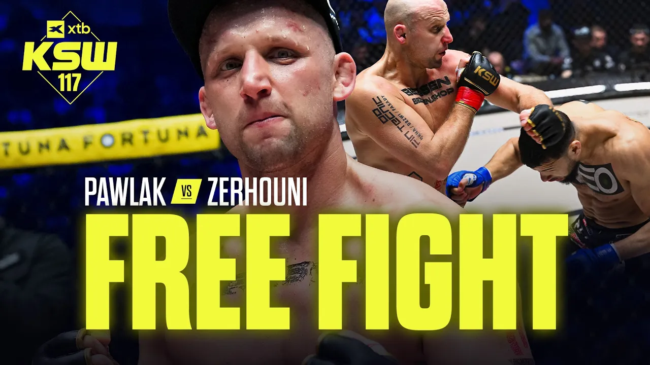 Jak on to wymyślił? Paweł Pawlak vs Laid Zerhouni - Darmowa walka przed XTB KSW 117 [KSW Free Fight] 
