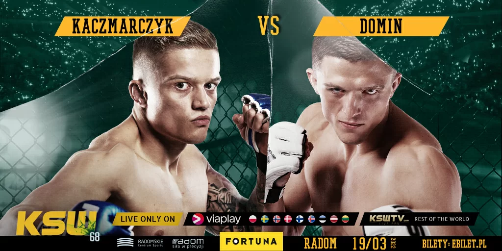 Michał Domin będzie rywalem Patryka Kaczmarczyka na KSW 68 w Radomiu
