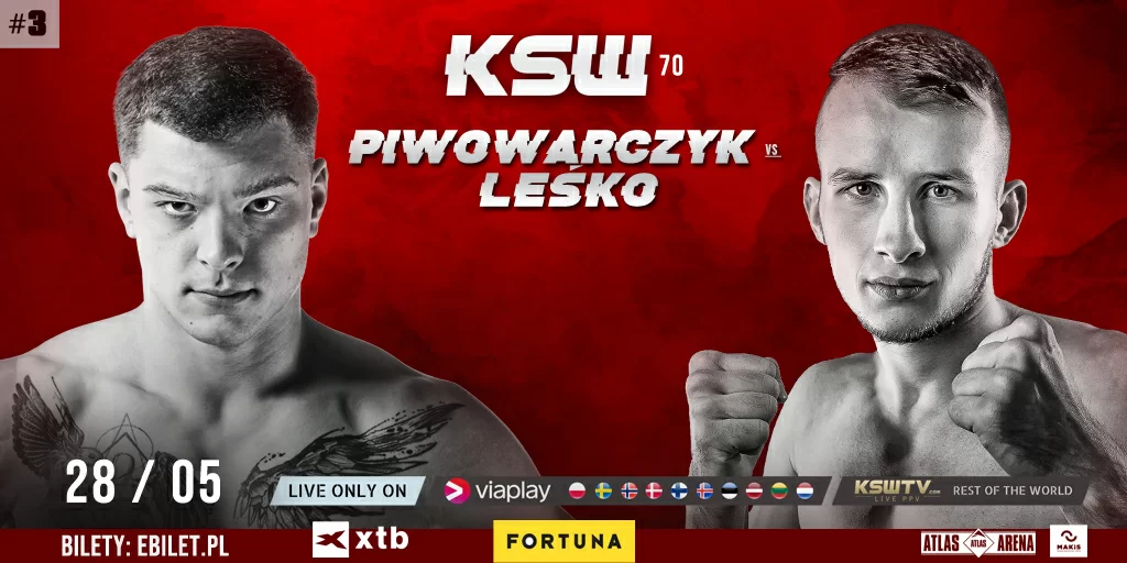 Odkrycie 2021 roku wraca do klatki na KSW 70! Piwowarczyk spotka się z Leśką