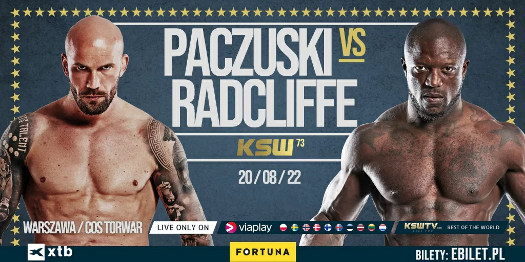 Radosław Paczuski także wystąpi na KSW 73 w Warszawie! Rywalem Polaka Jason Radcliffe