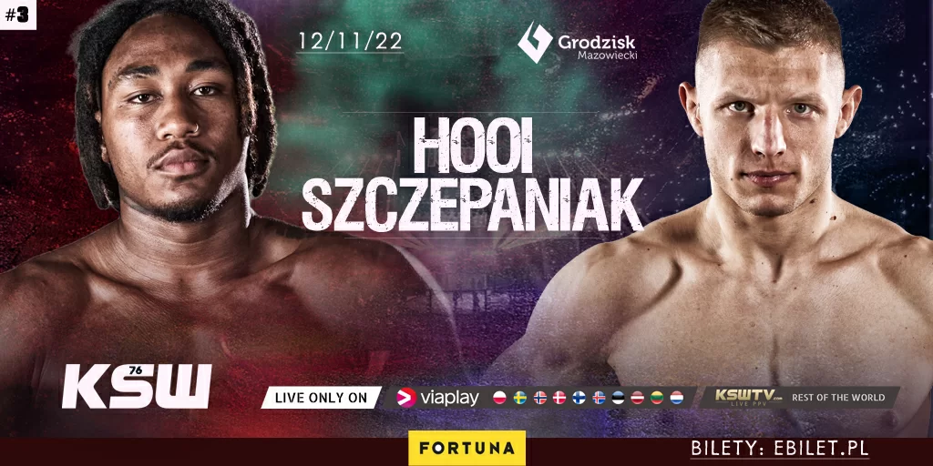Brian Hooi zmierzy się z Arturem Szczepaniakiem podczas KSW 76